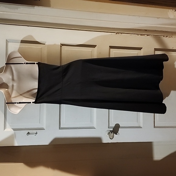 Black Sleeveless Skater Midi Cami Dress 1XL - Picture 2 of 2